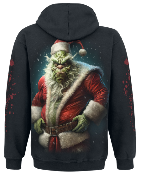 Sweat-shirt à capuche  de Spiral - Bah Humbug - S à 4XL - pour Homme - noir - Spiral - View 2