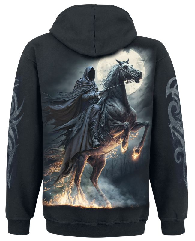 Sweat-shirt à capuche  de Spiral - Shadow Rider - S à XXL - pour Homme - noir - Spiral - View 2