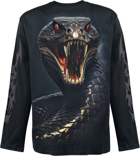 T-shirt manches longues  de Spiral - Basilisk - M à XXL - pour Homme - noir - Spiral - View 2