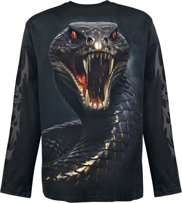T-shirt manches longues  de Spiral - Basilisk - M à XXL - pour Homme - noir - Spiral - View 2