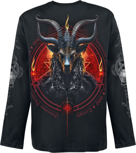T-shirt manches longues  de Spiral - Baphomet - M à XXL - pour Homme - noir - Spiral - View 2