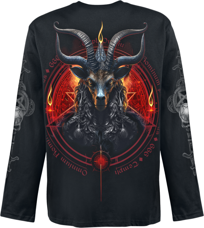 T-shirt manches longues  de Spiral - Baphomet - M à XXL - pour Homme - noir - Spiral - View 2