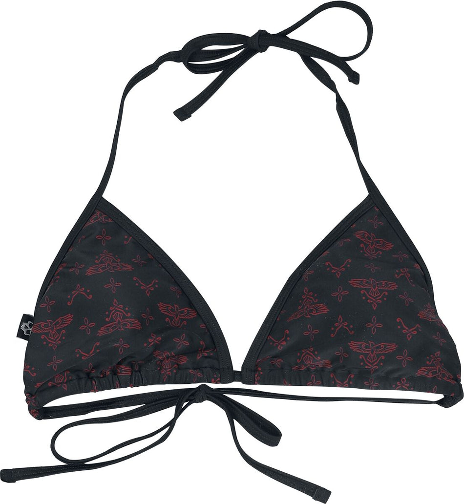 Haut de bikini Rockabilly de Black Premium by EMP - Mix And Match - M à XXL - pour Femme - noir - Black Premium by EMP