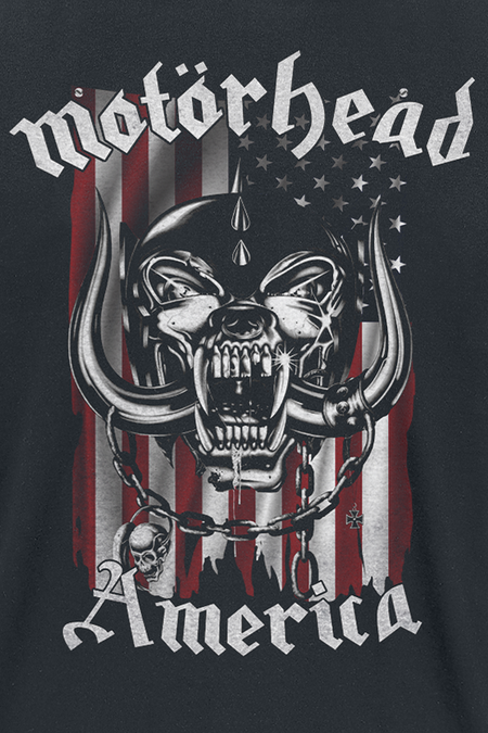T-Shirt Manches courtes  de Motörhead - America 4th July - S à M - pour Homme - noir - Motörhead - View 2