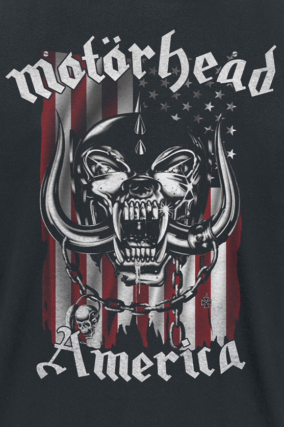 T-Shirt Manches courtes  de Motörhead - America 4th July - S à M - pour Homme - noir - Motörhead - View 2