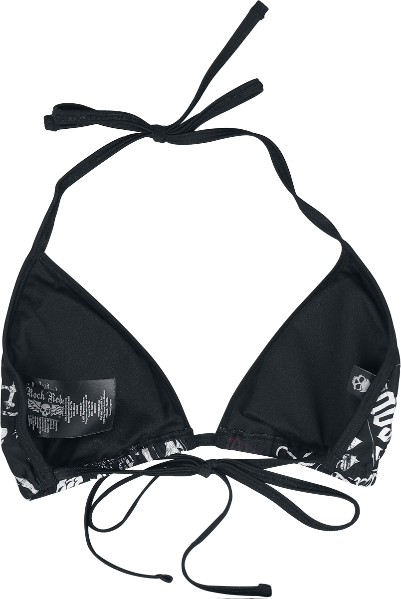 Haut de bikini  de Rock Rebel by EMP - S à XXL - pour Femme - noir - Rock Rebel by EMP - View 2