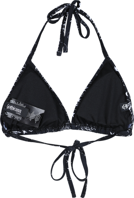 Haut de bikini Gothic de Gothicana by EMP - S à XXL - pour Femme - noir - Gothicana by EMP - View 2