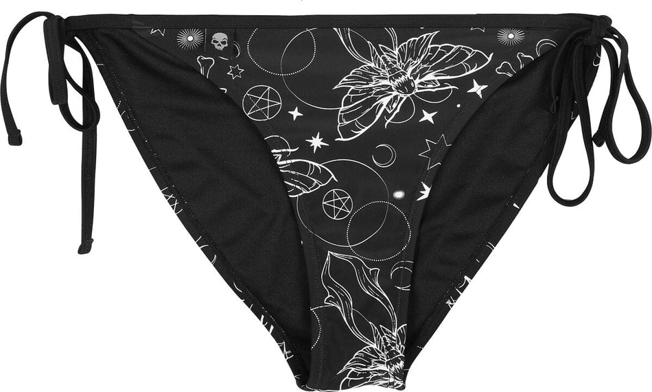 Bas de bikini Gothic de Gothicana by EMP - Mix And Match - S à XXL - pour Femme - noir - Gothicana by EMP