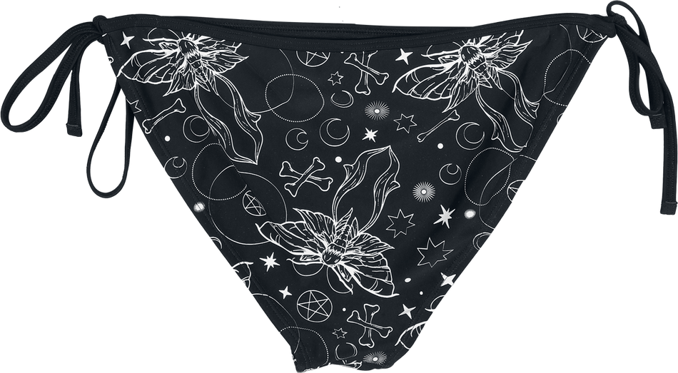 Bas de bikini Gothic de Gothicana by EMP - Mix And Match - S à XXL - pour Femme - noir - Gothicana by EMP - View 2