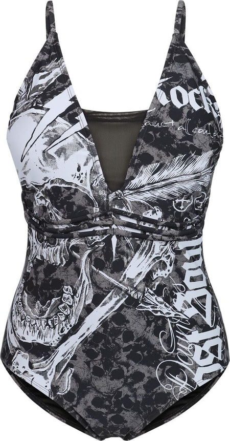 Maillots de bain  de Rock Rebel by EMP - S à XL - pour Femme - olive - Rock Rebel by EMP