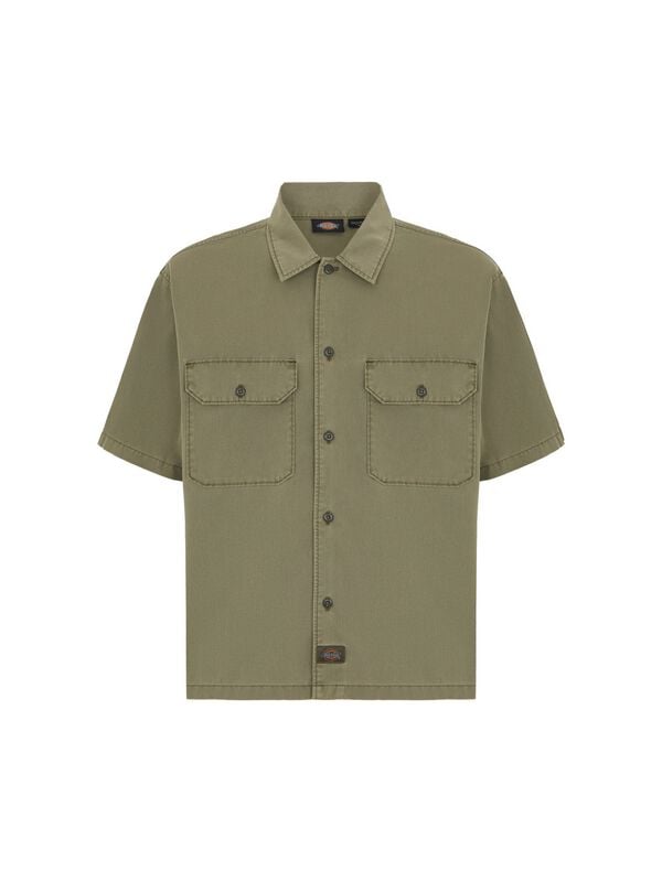 Chemise manches courtes  de Dickies - UNIONVILLE GD WORK SHIRT - S à M - pour Homme - olive - Dickies