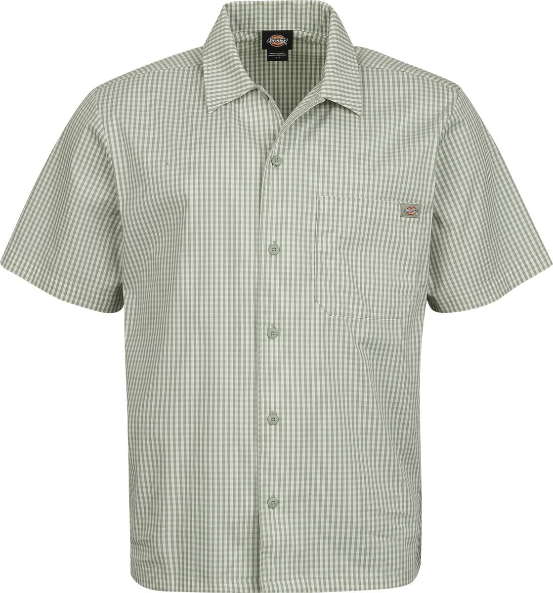 Chemise manches courtes  de Dickies - VIRGINIA WORK SHIRT - S à M - pour Homme - vert - Dickies
