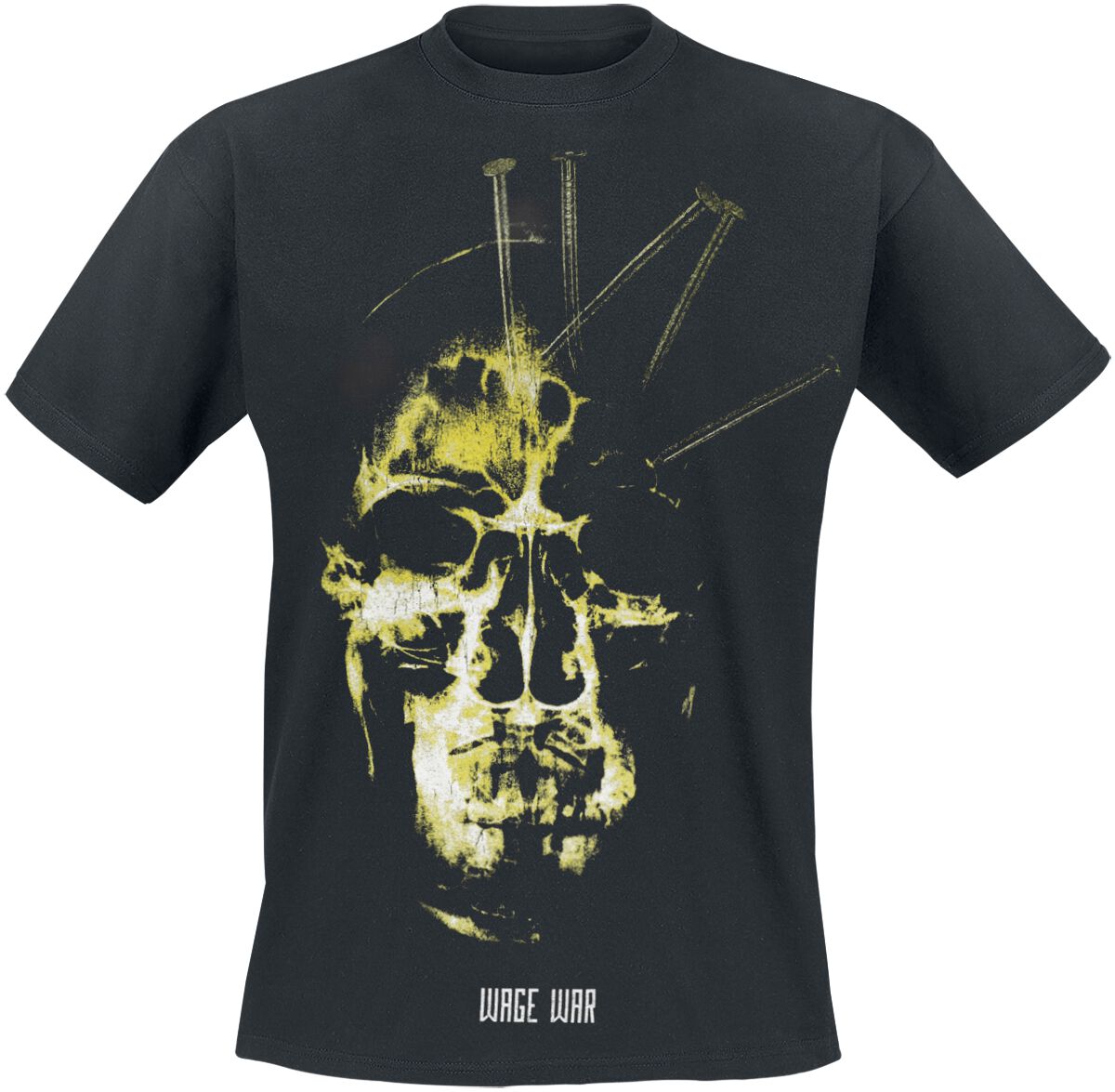 T-Shirt Manches courtes  de Wage War - XRayNail5 - S à 4XL - pour Homme - noir - Wage War