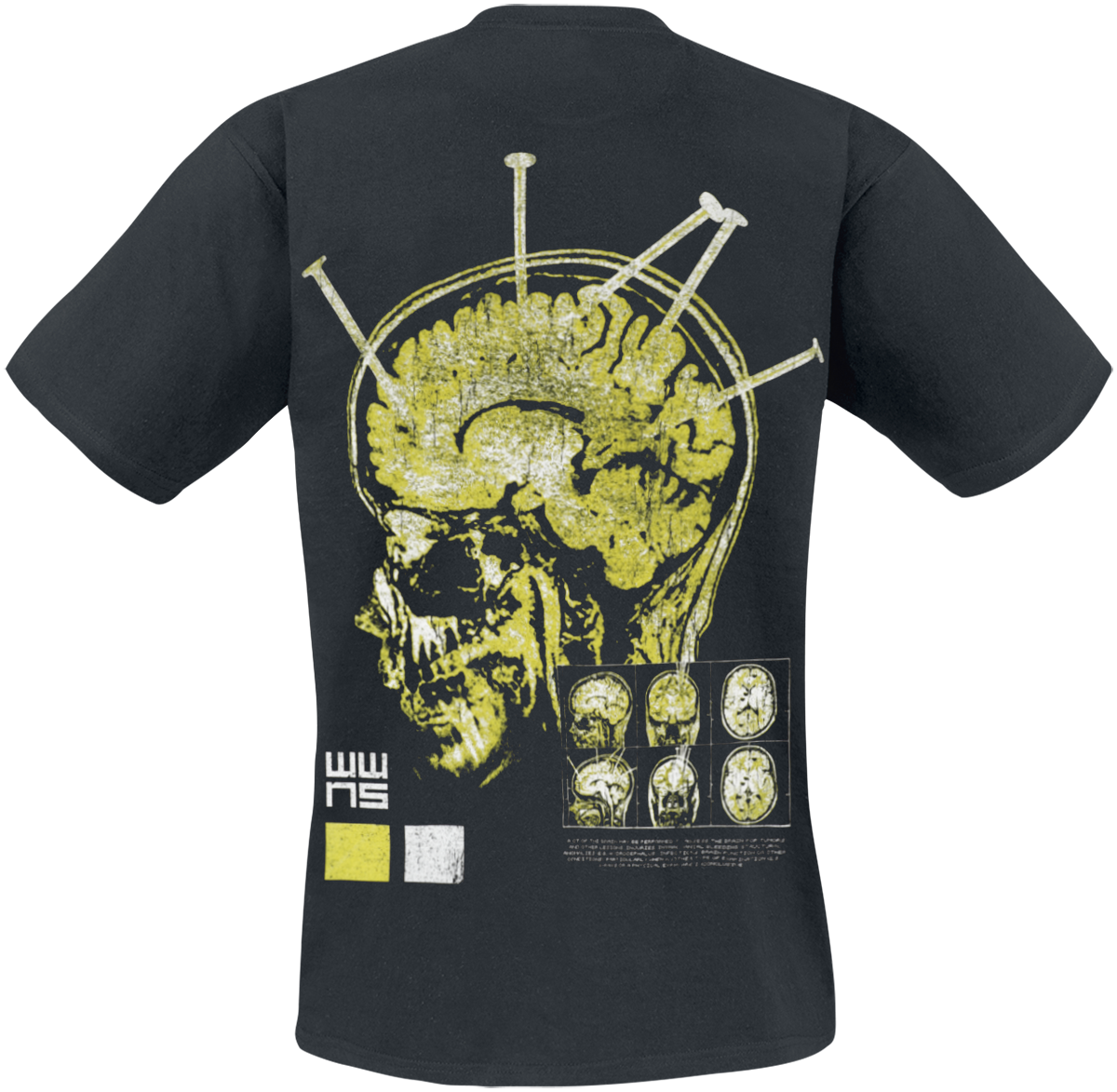 T-Shirt Manches courtes  de Wage War - XRayNail5 - S à 4XL - pour Homme - noir - Wage War - View 2