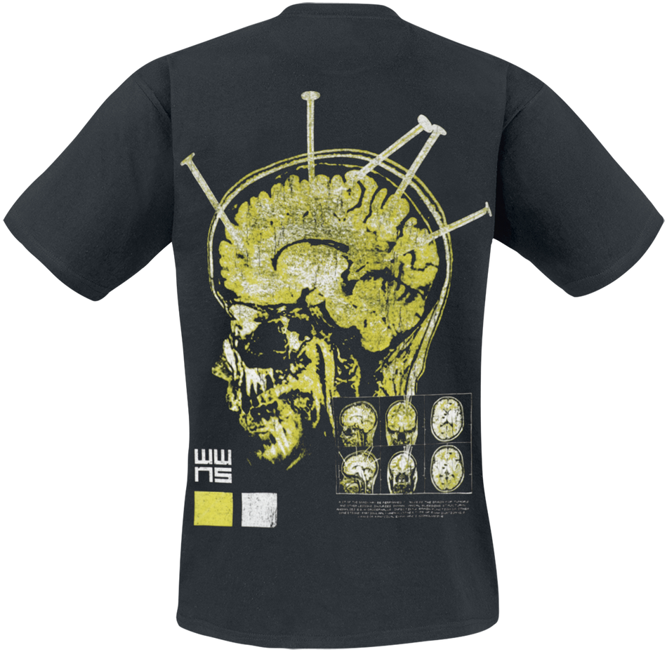 T-Shirt Manches courtes  de Wage War - XRayNail5 - S à 4XL - pour Homme - noir - Wage War - View 2