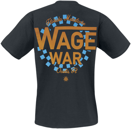 T-Shirt Manches courtes  de Wage War - MetalcoreX - S à 4XL - pour Homme - noir - Wage War - View 2