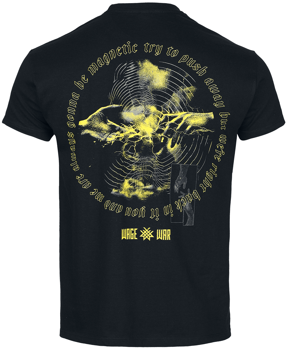 T-Shirt Manches courtes  de Wage War - Magnetic - S à 4XL - pour Homme - noir - Wage War - View 2