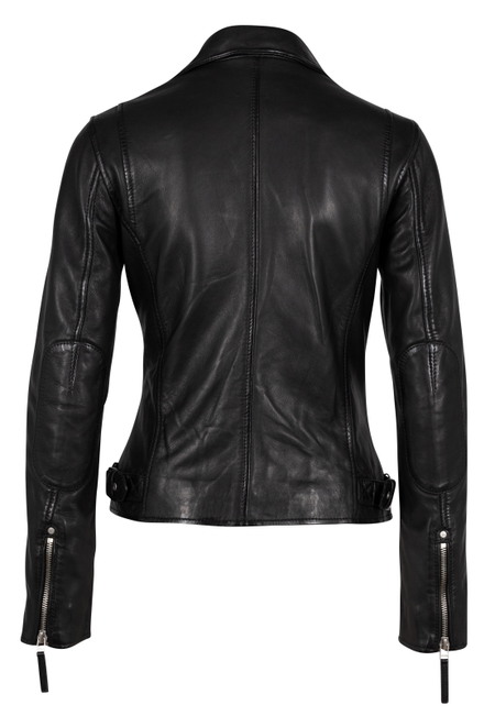 Veste en cuir  de Mauritius - PGG W14 LEGV - S à 4XL - pour Femme - noir - Mauritius - View 2
