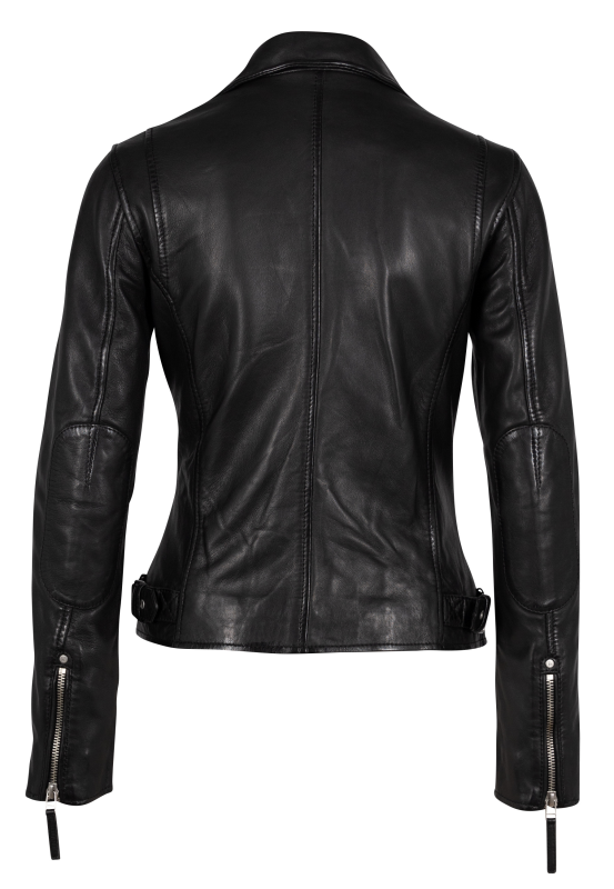 Veste en cuir  de Mauritius - PGG W14 LEGV - S à 4XL - pour Femme - noir - Mauritius - View 2