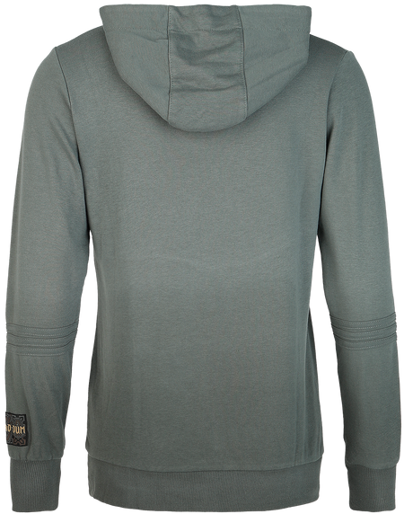 Sweat-shirt à capuche  de Le Seigneur Des Anneaux - Khazad-Dûm - S à XXL - pour Femme - gris bleu - Le Seigneur Des Anneaux - View 2