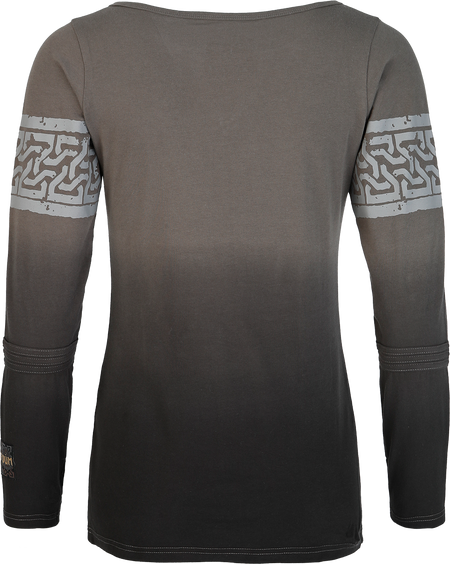 T-shirt manches longues  de Le Seigneur Des Anneaux - Khazad-Dûm - M à XXL - pour Femme - gris - Le Seigneur Des Anneaux - View 2