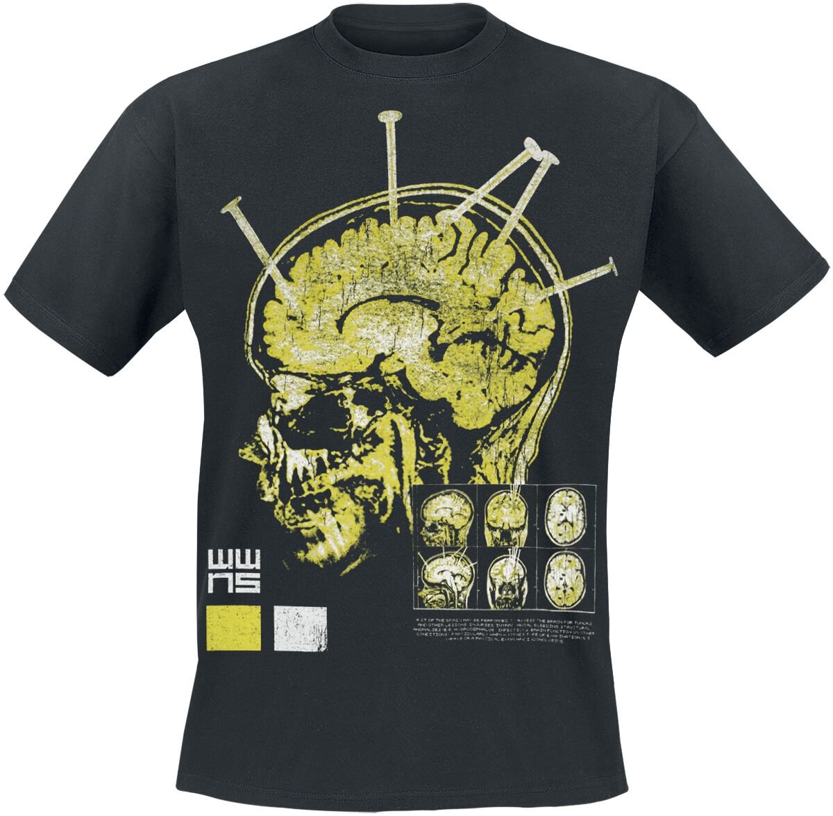 T-Shirt Manches courtes  de Wage War - XRayNail5 - S à XXL - pour Homme - noir - Wage War