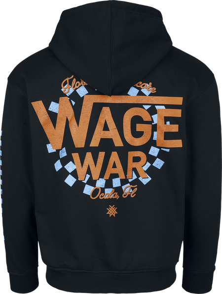 Sweat-shirt zippé à capuche  de Wage War - MetalcoreX - S à XXL - pour Homme - noir - Wage War - View 2