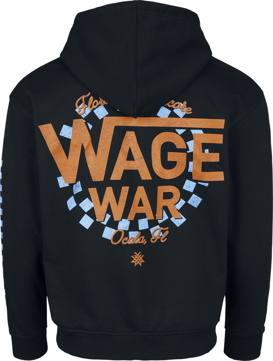 Sweat-shirt zippé à capuche  de Wage War - MetalcoreX - S à XXL - pour Homme - noir - Wage War - View 2