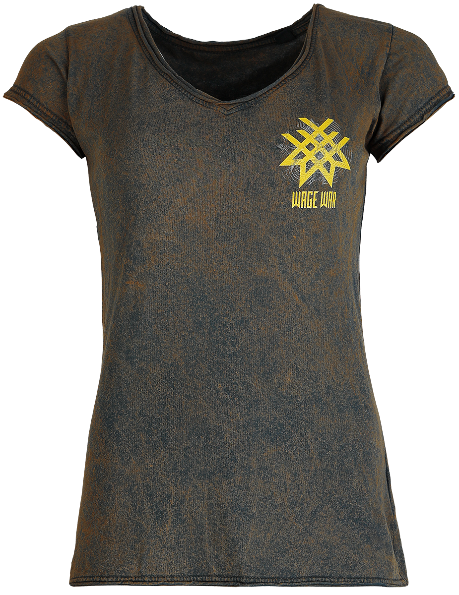 T-Shirt Manches courtes  de Wage War - Magnetic - S à 4XL - pour Femme - marron - Wage War - View 2