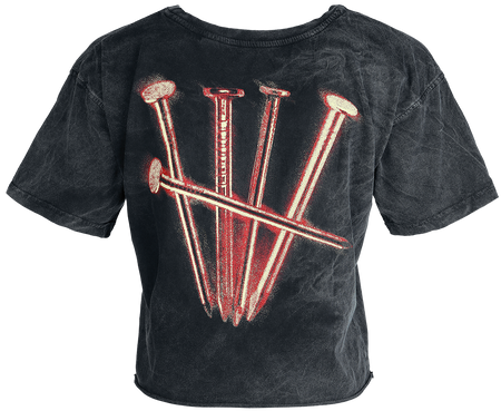 T-Shirt Manches courtes  de Wage War - Nail5 - S à XXL - pour Femme - anthracite - Wage War - View 2