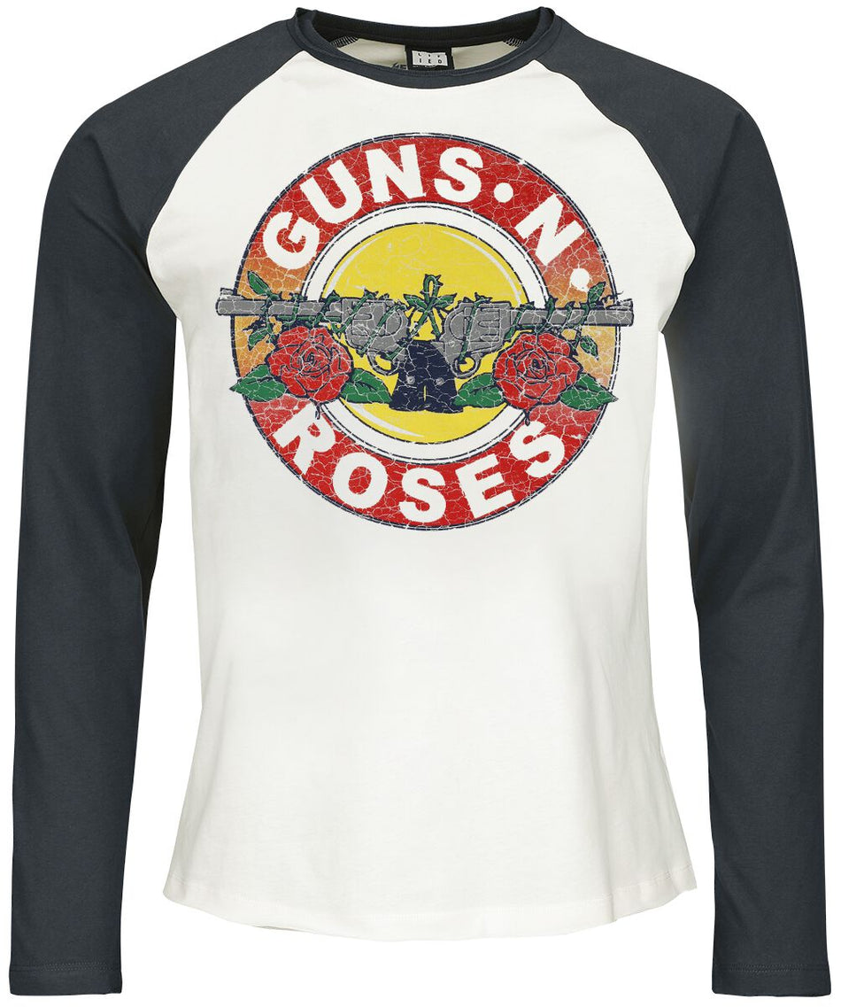 T-shirt manches longues  de Guns N' Roses - Amplified Collection - Bullet - S à 3XL - pour Homme - multicolore - Guns N' Roses