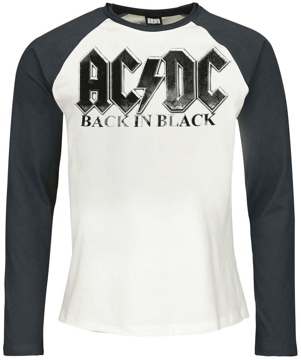 T-shirt manches longues  de AC/DC - Amplified Collection - Back In Black - S à 3XL - pour Homme - multicolore - AC/DC