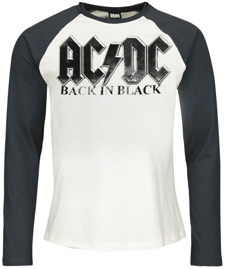 T-shirt manches longues  de AC/DC - Amplified Collection - Back In Black - S à 3XL - pour Homme - multicolore - AC/DC