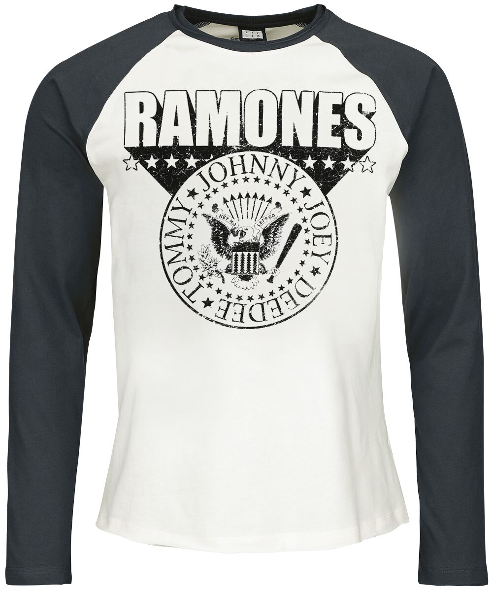 T-shirt manches longues  de Ramones - Amplified Collection - 3D Crest - S à 3XL - pour Homme - multicolore - Ramones