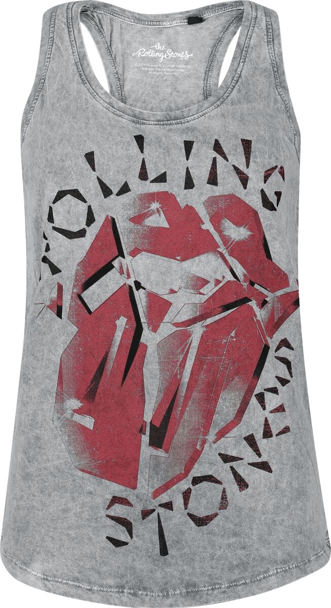 Top  de The Rolling Stones - Hackney diamonds - S à XXL - pour Femme - gris - The Rolling Stones