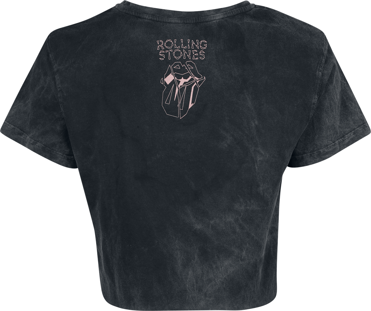 T-Shirt Manches courtes  de The Rolling Stones - Glass Logo - S à 4XL - pour Femme - anthracite - The Rolling Stones - View 2