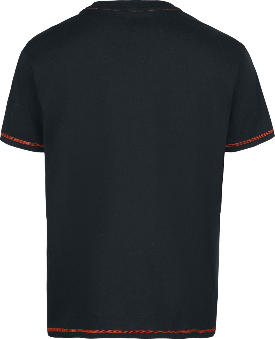 T-Shirt Manches courtes  de Snoopy - Cool Blooded - S à XXL - pour Homme - noir - Snoopy - View 2