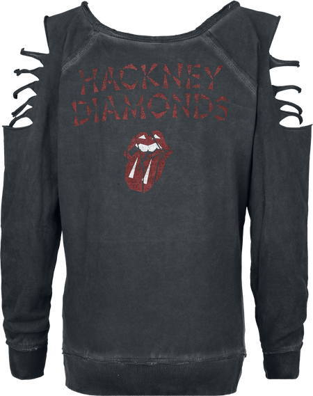 Sweat-shirt  de The Rolling Stones - Hackney diamonds - S à XXL - pour Femme - anthracite - The Rolling Stones - View 2