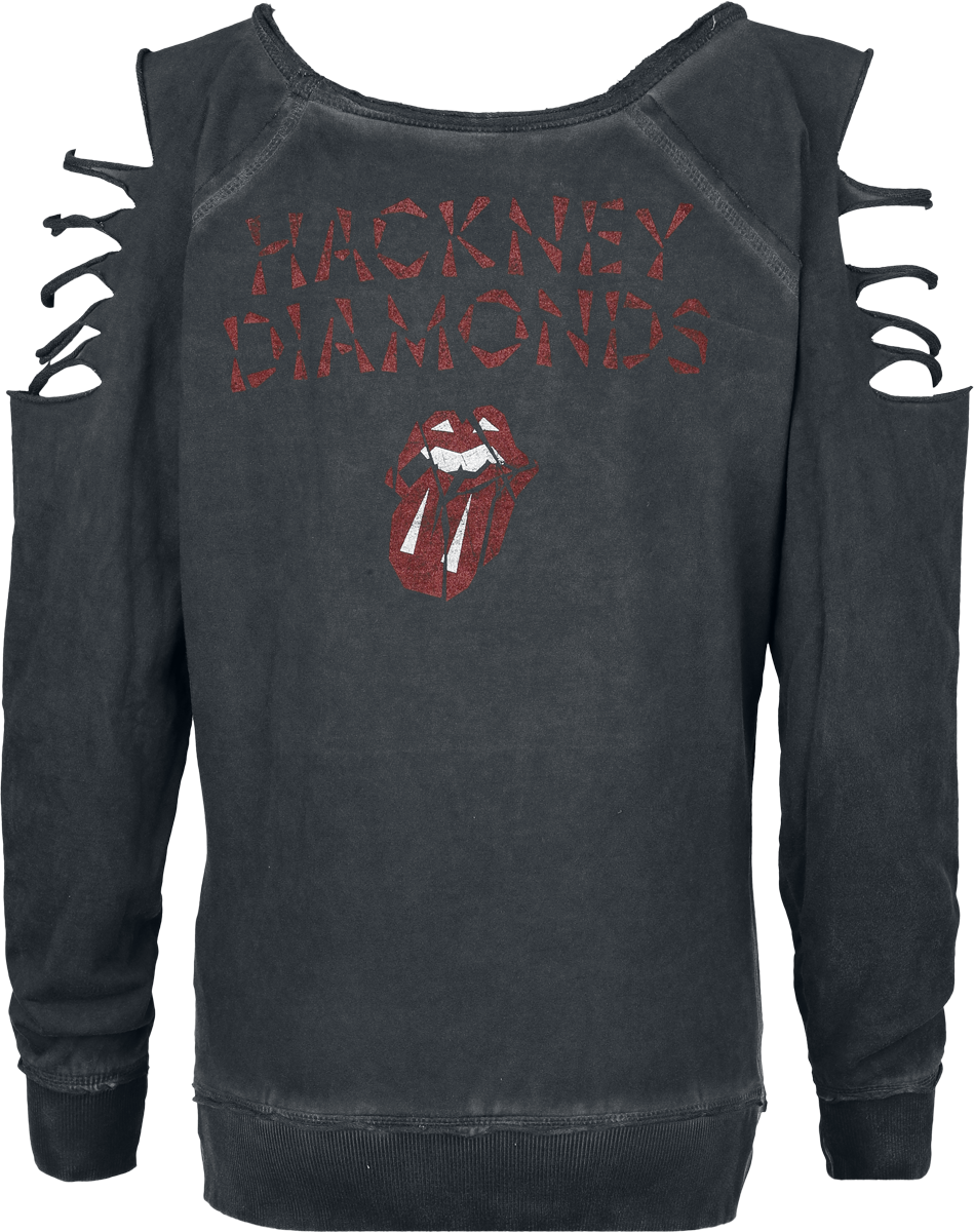 Sweat-shirt  de The Rolling Stones - Hackney diamonds - S à XXL - pour Femme - anthracite - The Rolling Stones - View 2