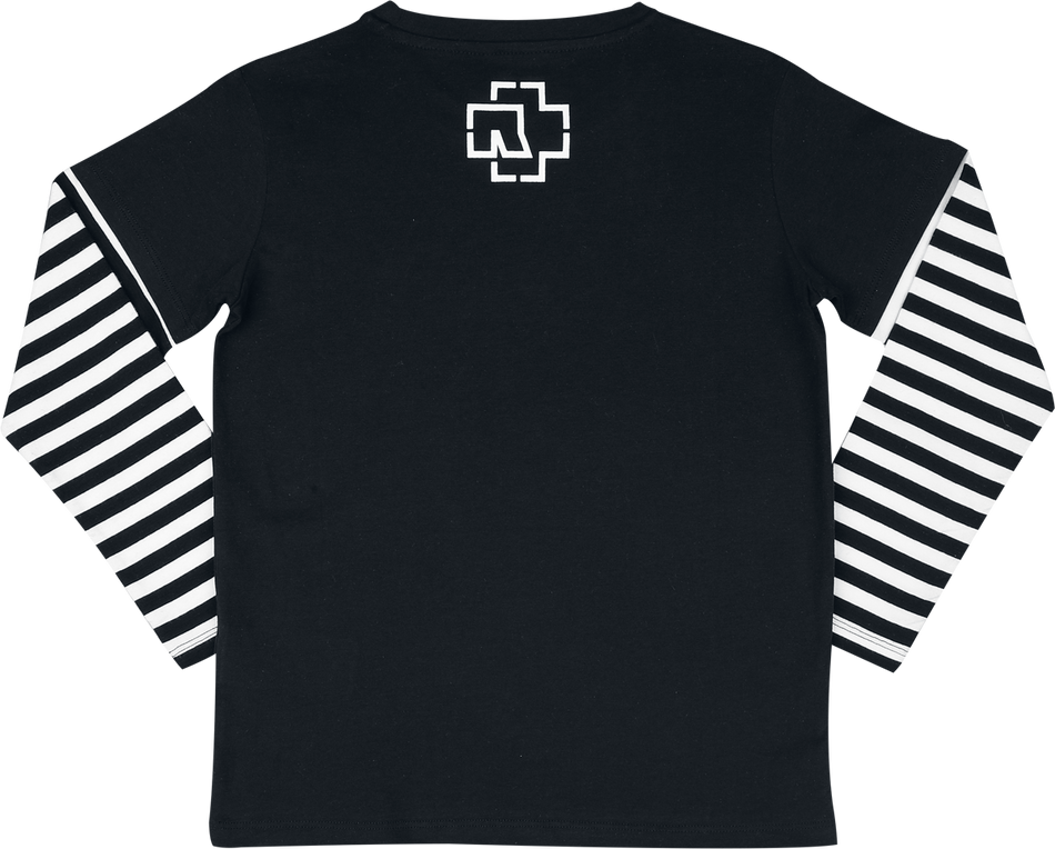 T-shirt manches longues  de Rammstein - Ahoi - 110/116 à 158/164 - pour Unisexe - noir/blanc - Rammstein - View 2