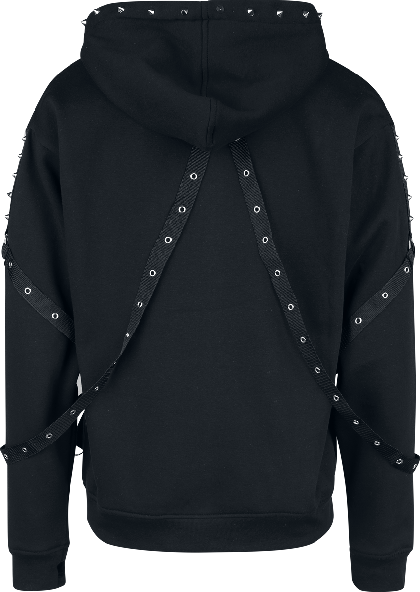 Sweat-shirt zippé à capuche Gothic de Heartless - Cosmo Hood - S à 4XL - pour Homme - noir - Heartless - View 2