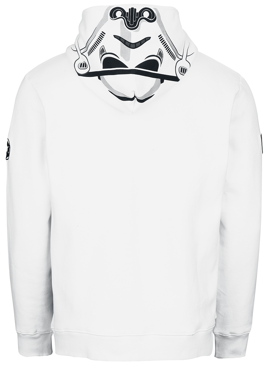 Sweat-shirt zippé à capuche Disney de Star Wars - Stormtrooper - M à XXL - pour Homme - multicolore - Star Wars - View 2