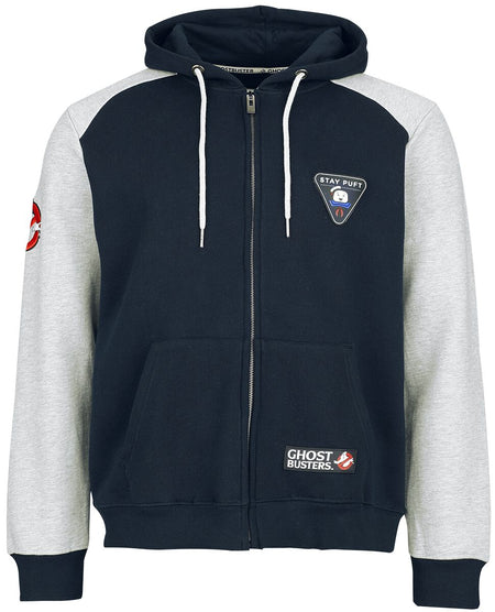 Sweat-shirt zippé à capuche  de SOS Fantômes - Stay Puff Marshmallow - Veste à Capuche - S à XXL - pour Homme - multicolore - SOS Fantômes