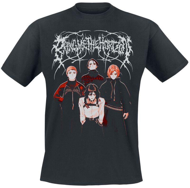 T-Shirt Manches courtes  de Bring Me The Horizon - No Love Like Your Own Anime Group - S à XXL - pour Homme - noir - Bring Me The Horizon