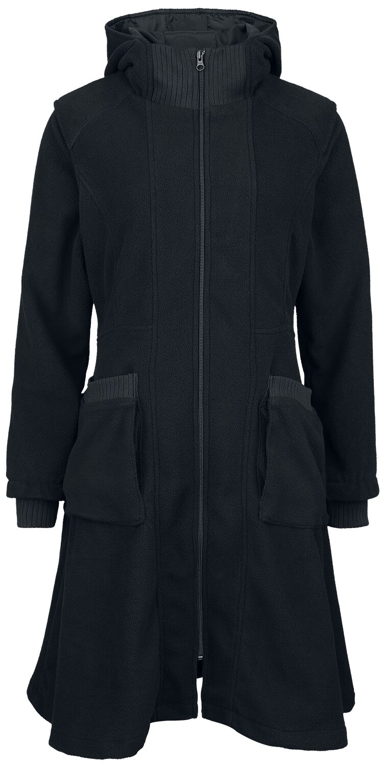 Manteau court Gothic de Poizen Industries - Ismerie Coat - XS à M - pour Femme - noir - Poizen Industries