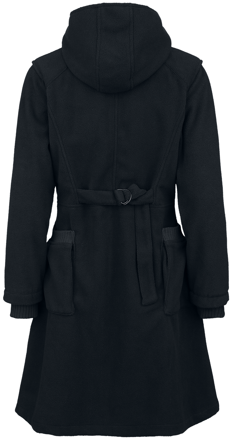 Manteau court Gothic de Poizen Industries - Ismerie Coat - XS à M - pour Femme - noir - Poizen Industries - View 2