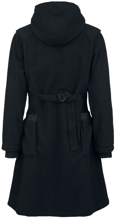 Manteau court Gothic de Poizen Industries - Ismerie Coat - XS à M - pour Femme - noir - Poizen Industries - View 2