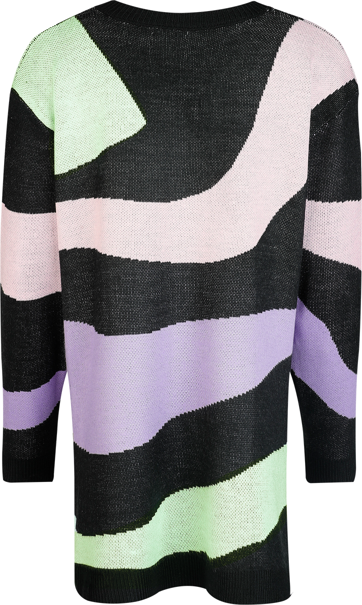 Gilets & Ponchos Gothic de Innocent - Tidal Cardigan - XS à XXL - pour Femme - noir/multicolore - innocent - View 2