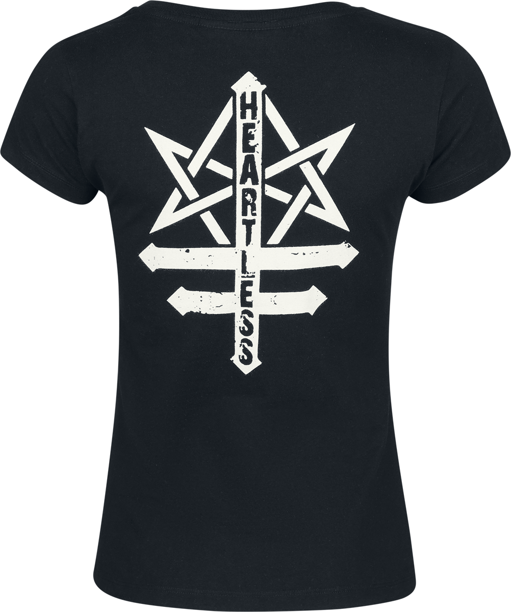 T-Shirt Manches courtes Gothic de Heartless - Chauve-Souris Ouija - T-Shirt - XS à XXL - pour Femme - noir - Heartless - View 2