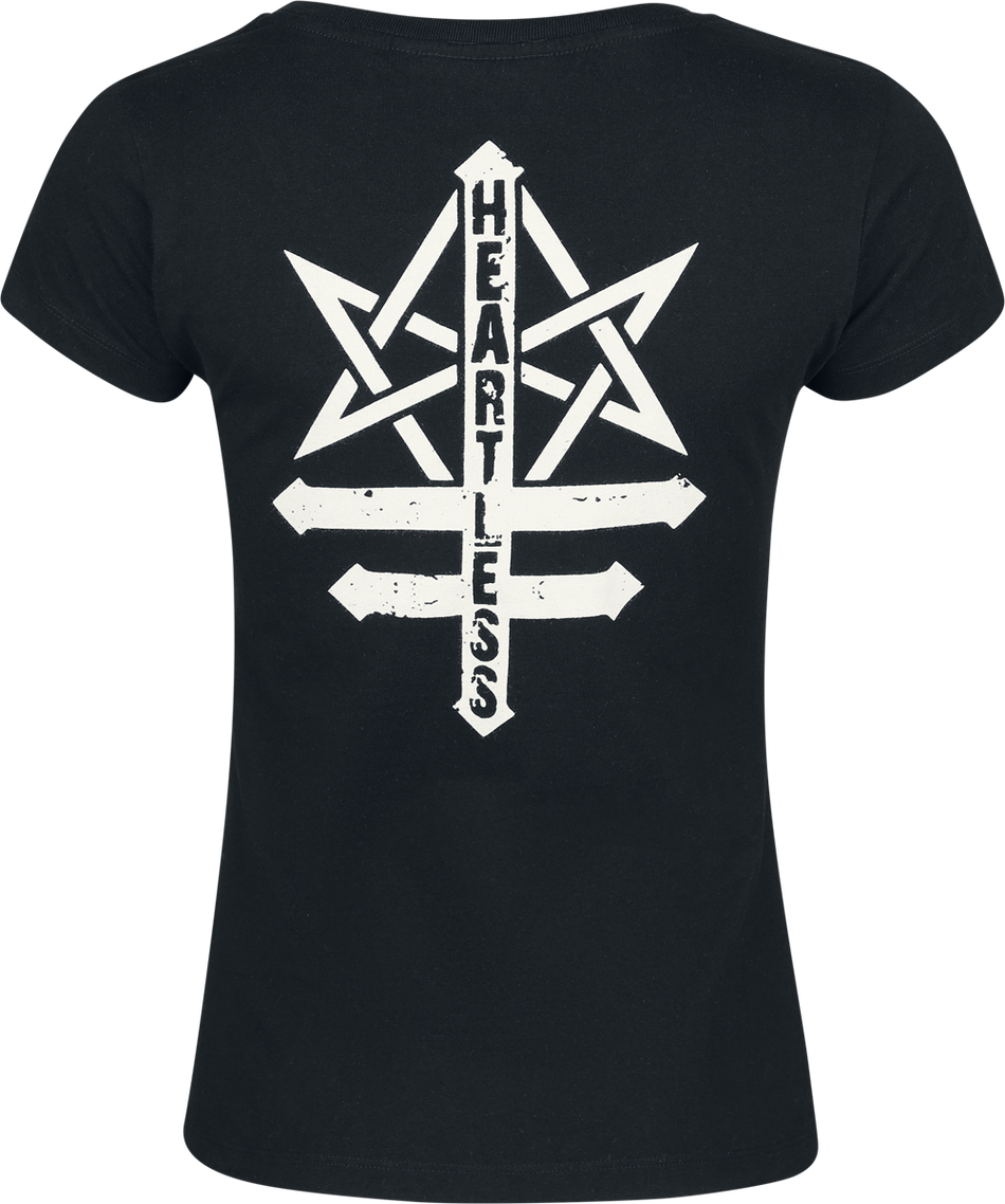 T-Shirt Manches courtes Gothic de Heartless - Chauve-Souris Ouija - T-Shirt - XS à XXL - pour Femme - noir - Heartless - View 2